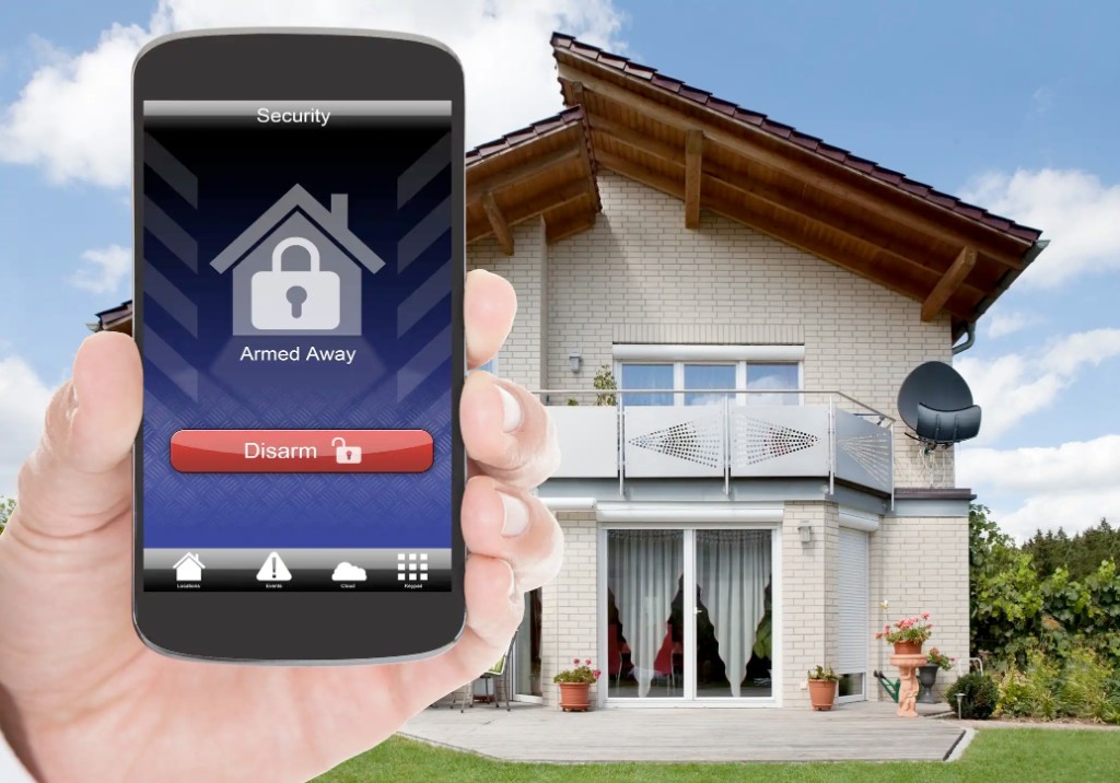Home security – arm and monitor your property from your phone